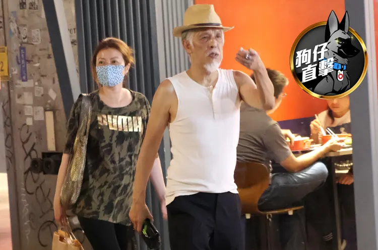 周湯豪生父和熟女吃雲南菜，甜蜜搭捷運再轉公車回家。特勤中心攝