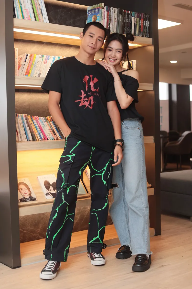 黃冠智、雷嘉汭在電影中有許多精彩對手戲。彭欣偉攝