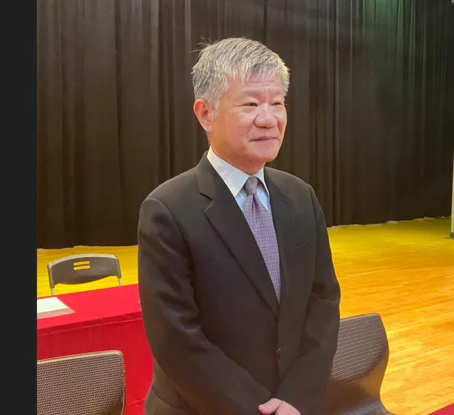 龍邦董事長劉偉龍入主泰山。林巧雁攝