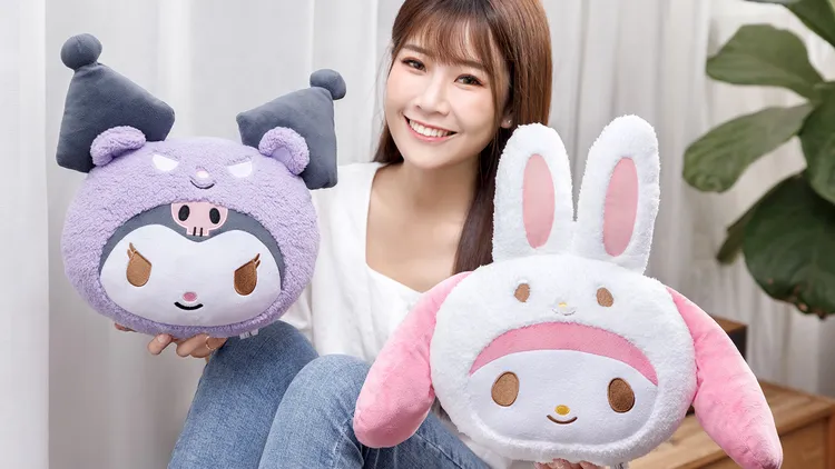 麥當勞Hello Kitty三麗鷗抱枕，開賣日曝光。翻攝台灣麥當勞官網