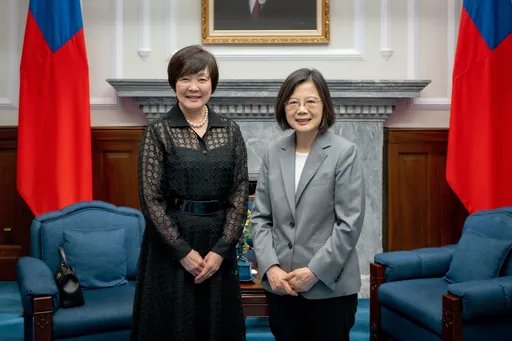 蔡英文接見安倍昭惠 她一席話令現場動容