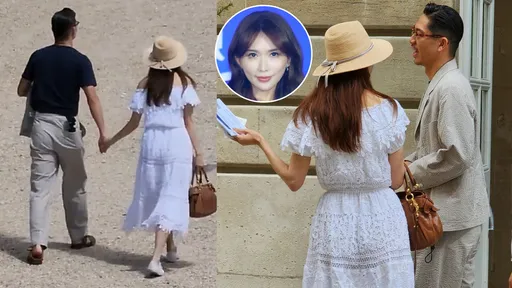 林志玲AKIRA牽手逛凡爾賽宮　網冒心心眼「神仙愛情」