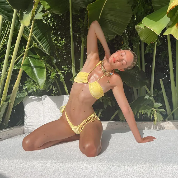 吉吉哈蒂德被捕新聞曝光不影響心情。翻攝gigihadid IG