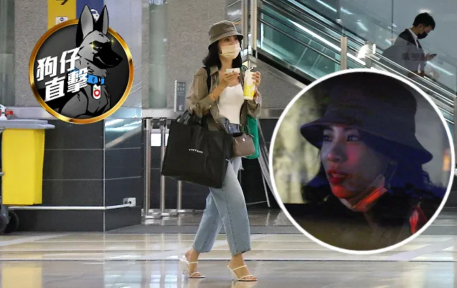 國軍前輔導長內內回歸百姓後，轉戰演藝圈處女秀，搭高鐵回台中。特勤中心攝