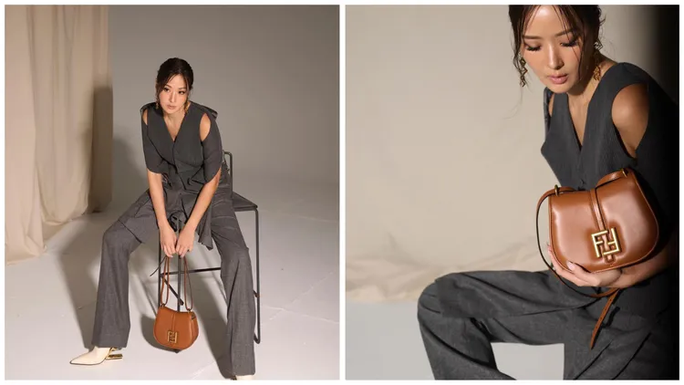 孫芸芸近日曬出手拎FENDI C’mon新包的美照。翻攝孫芸芸IG