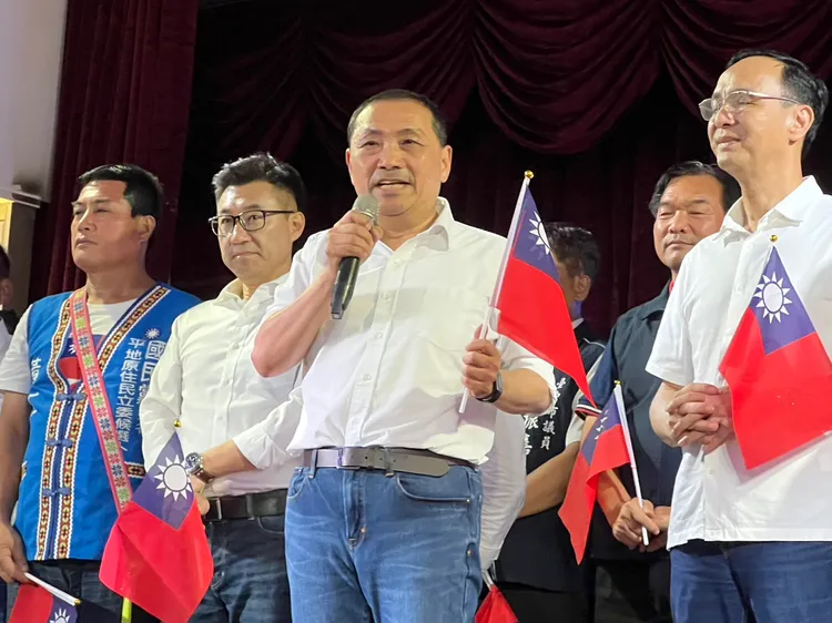 侯友宜痛批民進黨執政貪腐。鮮明攝