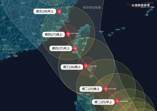 杜蘇芮變中颱!暴風圈擴大 路徑南移「走這條破壞力比登陸更大」