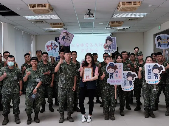 縣警局與第6軍團前天共同誓師結盟。翻攝畫面