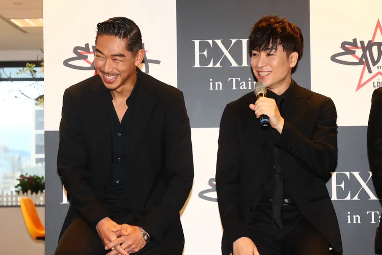 TETSUYA（右）想跟AKIRA聯名，開台灣咖啡店。彭欣偉攝