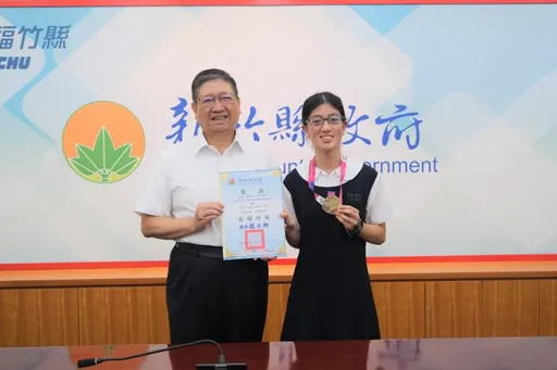 徐语彤为新竹县夺下史上首面特奥金牌 杨文科赞:荣誉竹县