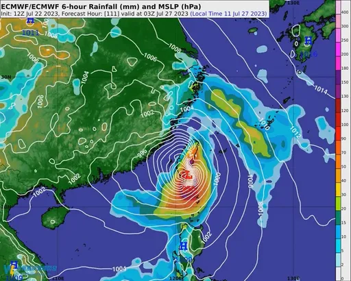 杜蘇芮颱風恐籠罩全台！專家估這時間登陸　2地風雨最劇烈