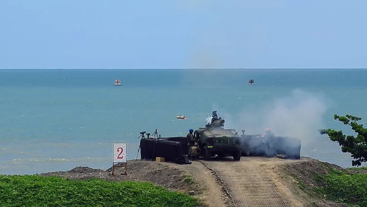 國軍第四作戰區「天馬操演」今日登場。蘇柏銓攝