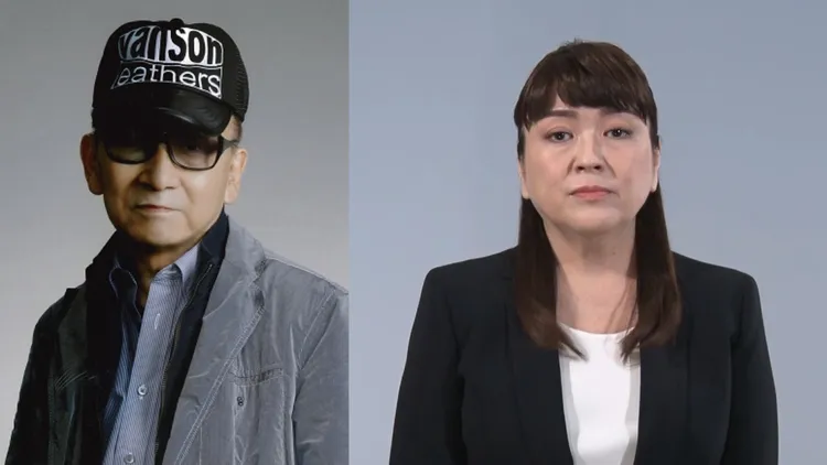 傑尼斯事務所已故創辦人強尼喜多川（左）被爆性侵旗下藝人、練習生，現任社長藤島茱莉景子也飽受批評。翻攝日本yahoo