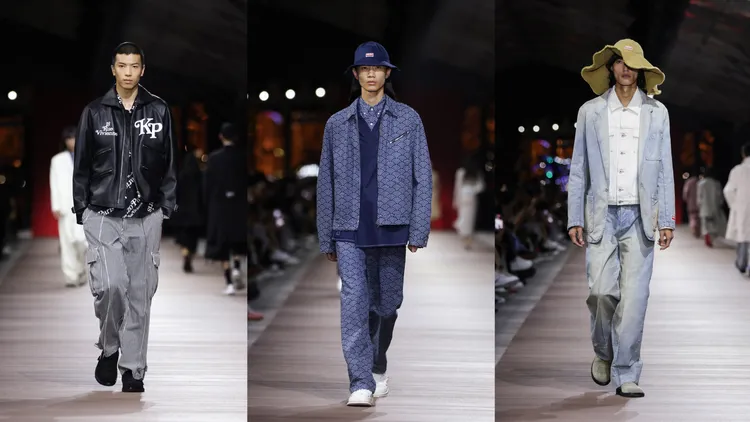 KENZO此次大秀中3套上海獨家造型。品牌提供