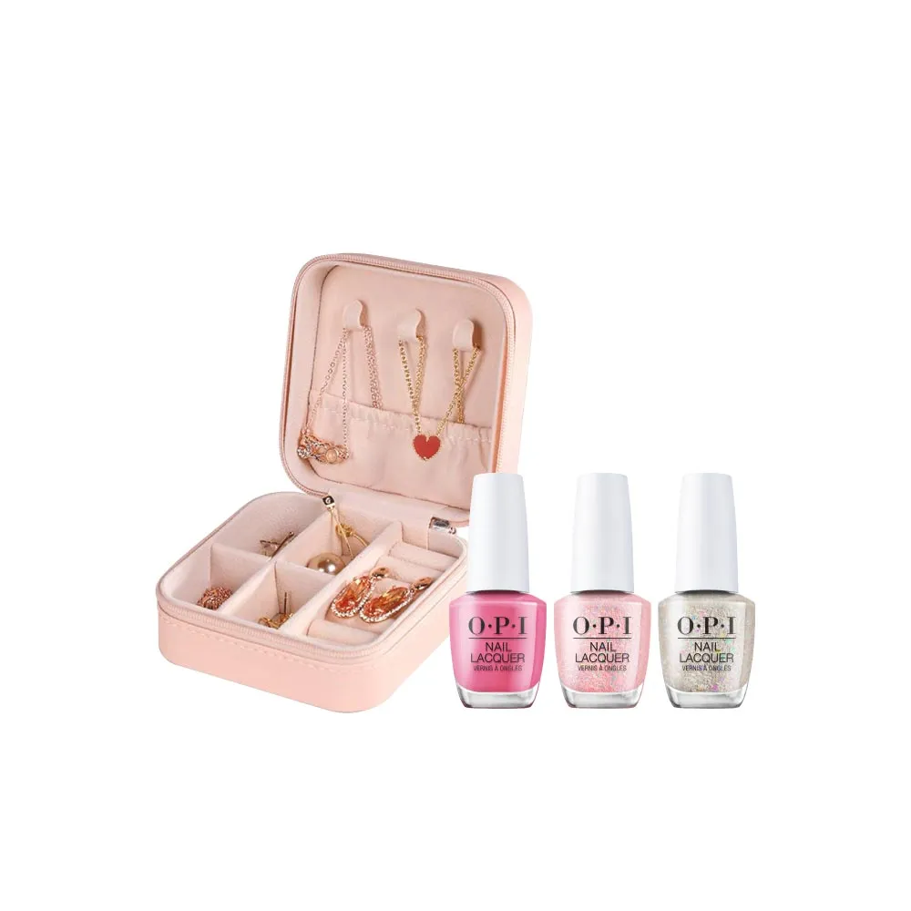 任選3入聯名指彩贈送桃桃收納盒。品牌提供