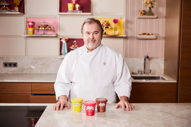 Häagen-Dazs攜手馬卡龍大師Pierre Hermé 推法式盛宴馬卡龍冰淇淋禮盒。Häagen-Dazs提供
