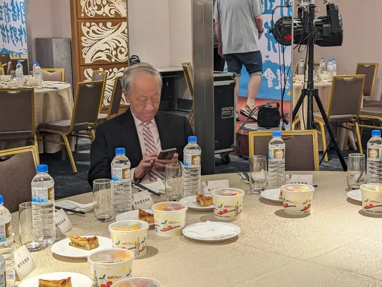 新黨前主席郁慕明昨天出席王金平籌備的挺侯大會。資料照片，蘇柏銓攝