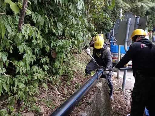 烏來簡易自來水設備汰舊換新  240戶居民穩定用水