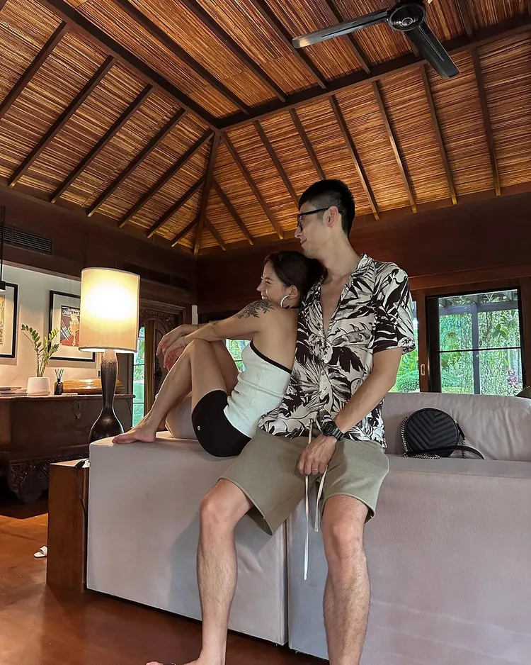 陳艾琳和老公。翻攝自陳艾琳IG