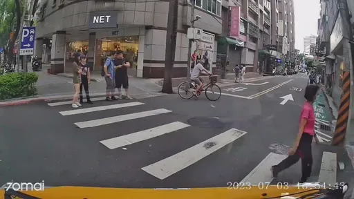 行人站斑馬線猛聊！汽車停路口被酸「自己愛等怪誰」　慘問：靠駕照吃飯的要賭嗎？