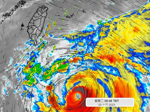 一圖看暴風圈掠台時程!杜蘇芮最靠近台灣時間曝 這地區防強風豪雨