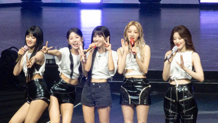 (G)-IDLE今晚在台北流行音樂中心開唱。讀者提供