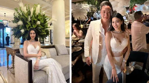 王思佳出席婚禮低胸美人魚穿這樣！不擔心搶走新娘風采