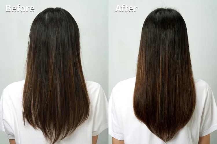 ▲夏天頭髮容易出油、毛躁，使用「LUX髮界奇蹟水」洗髮後明顯清爽滑順。