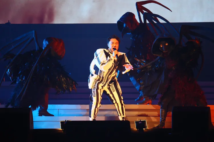 陳奕迅希望大家能想想能為世界做些什麼？彭欣偉攝