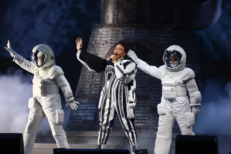 陳奕迅歌聲迷人。彭欣偉攝