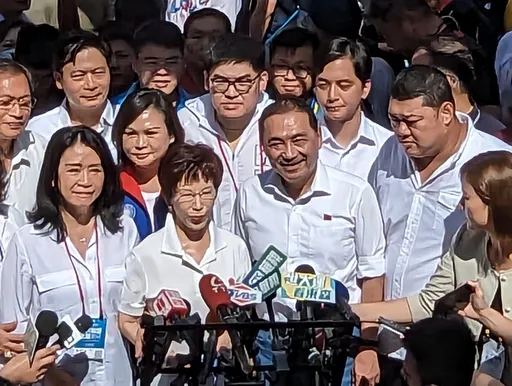 國民黨全代會|洪秀柱20分鐘快閃 談換侯友宜笑稱「換柱好了」