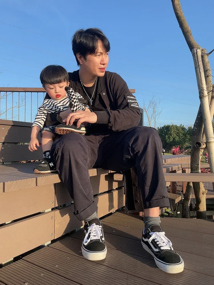 黃少谷跟兒子感情要好。黃少谷提供