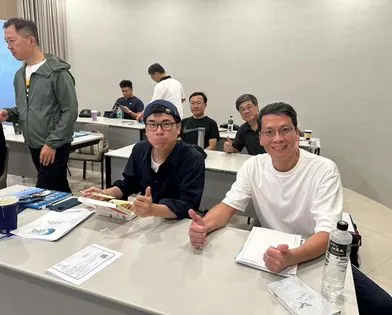 重型帆船上課。翻攝畫面