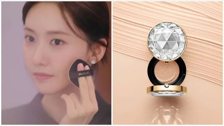 潤娥在劇中使用了雅詩蘭黛白金級鑽光精華氣墊粉餅，5300元。品牌提供