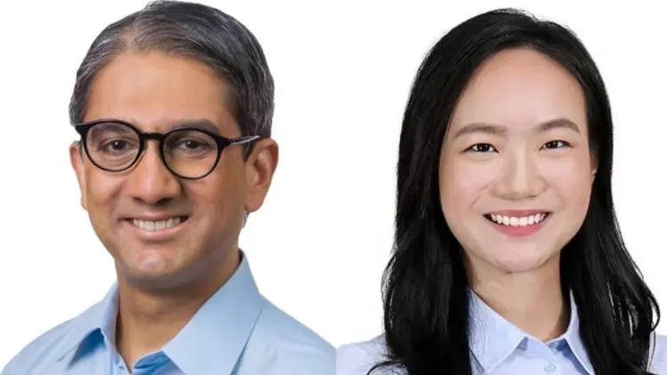 各有家室的培瑞拉和佘雪玲，被拍到共進晚餐時不時撫摸對方的手。圖為兩人在工人黨官網的照片。翻攝工人黨