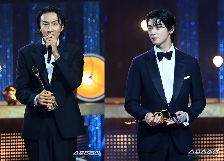 李光洙（左圖）、車銀優獲得人氣獎。翻攝朝鮮體育