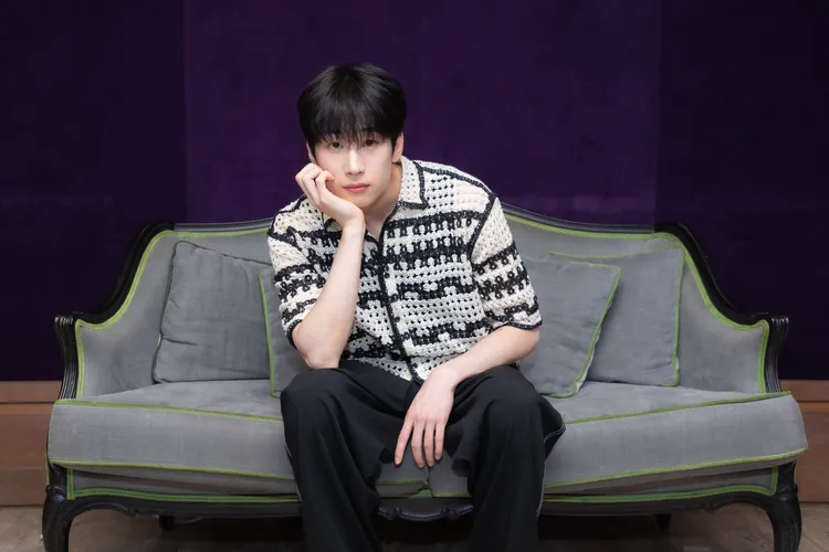 韓勝宇透露腹肌有分淡季和旺季。COME ON JKSSP提供