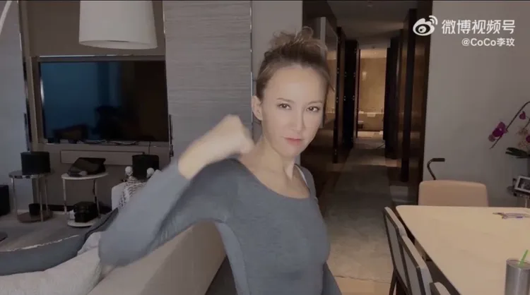 李玟生前的最後影像。翻攝李玟微博