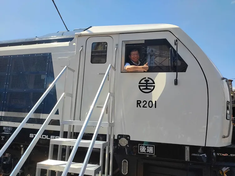 交通部長王國材。台鐵提供