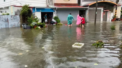 台风肆虐＋海水倒灌酿台南安南水淹30公分　黄伟哲下令设闸门检讨排水系统