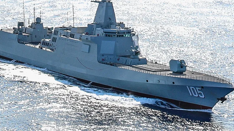 中國解放軍海軍驅逐艦大連艦。翻攝解放軍軍網