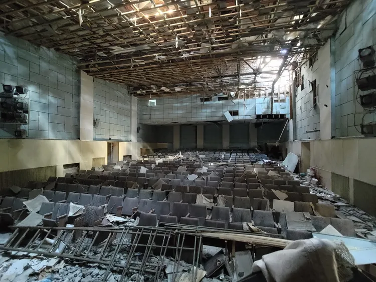 烏克蘭戰區一景。取自林秉宥臉書