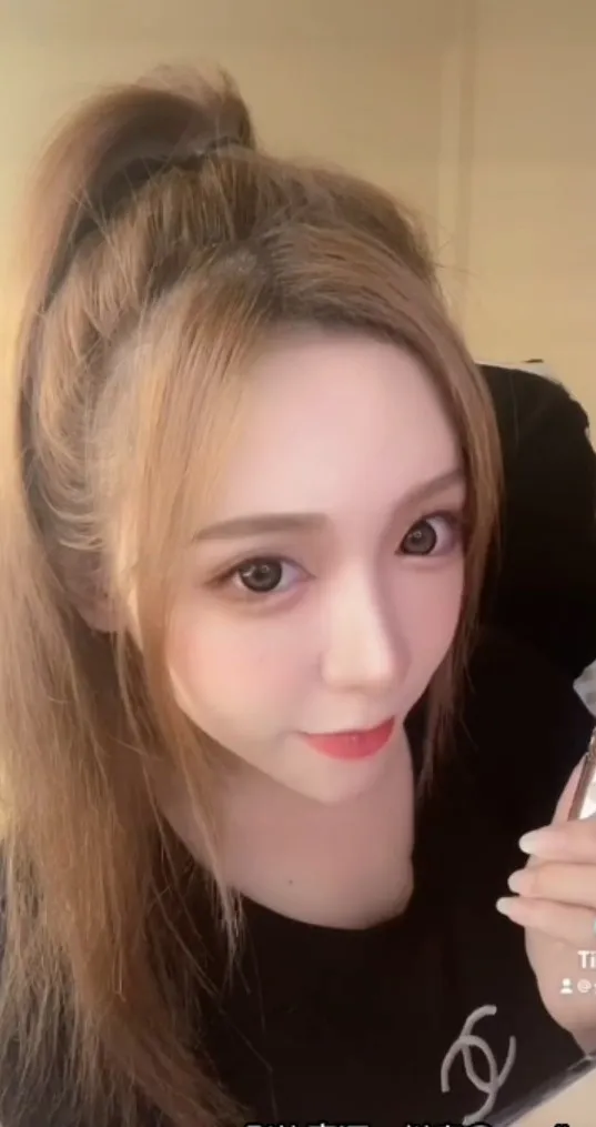 長髮正妹永遠有年輕的心。抖音@yumilnai 提供