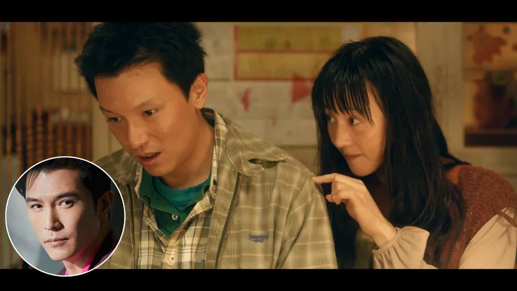 邱澤（左）和張鈞甯飾演有心智障礙的戀人，邱澤也幾乎讓人認不出來。翻攝電影最好的相遇微博