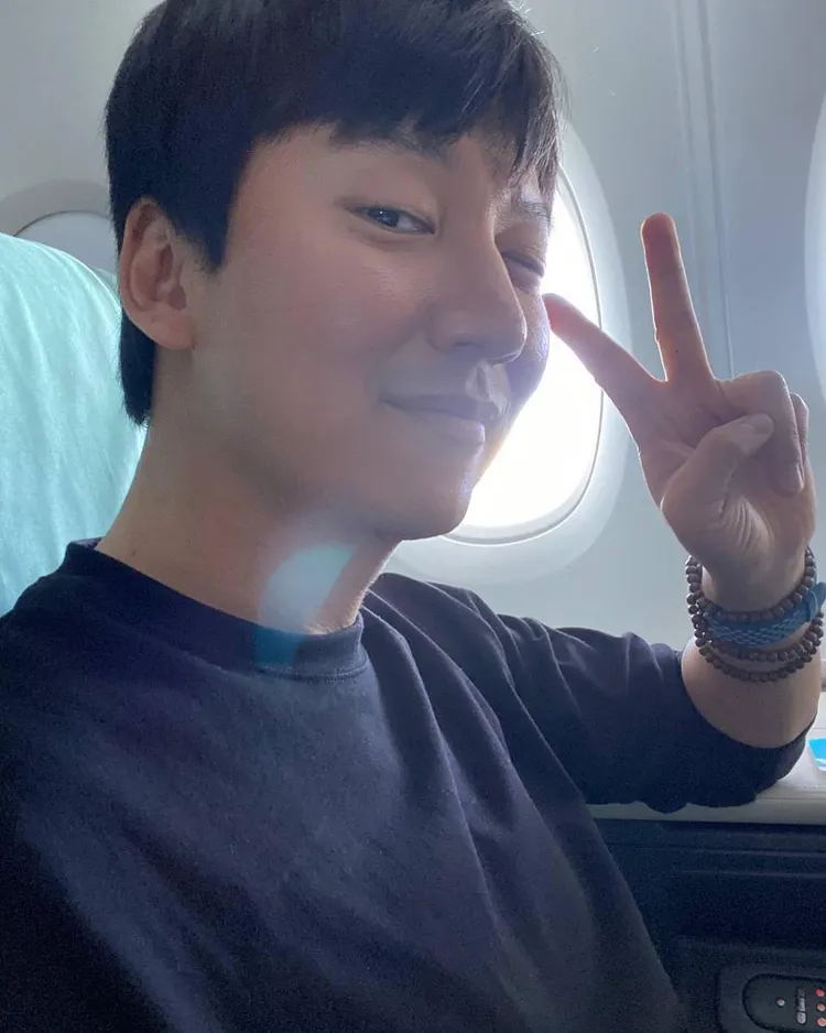 金南佶昨天來台。翻攝金南佶IG