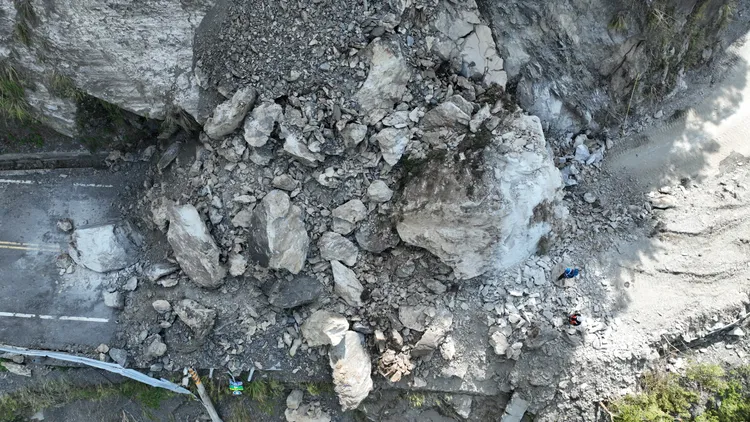 空拍畫面更顯震撼。公路總局提供