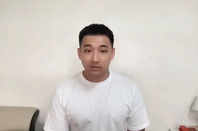 受害者C錄製影片控訴遭受台大公衛學院黃姓副教授性騷擾。范雲辦公室提供