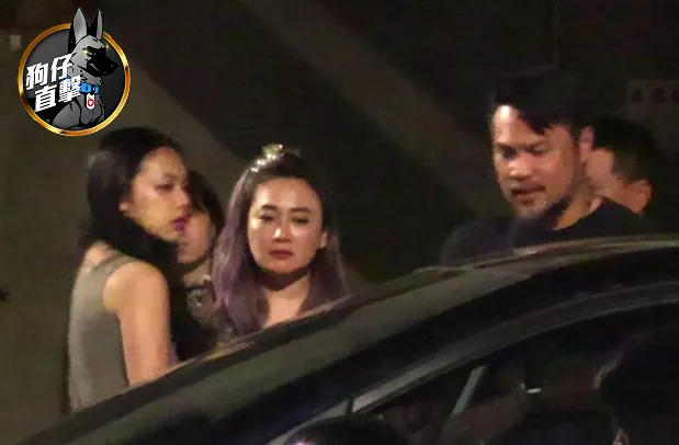 「黃金戰士」陳致遠（右起）與老婆秀琴、女兒陳琳，1家3口深夜一起到板橋民宅地下室聚會。特勤中心攝