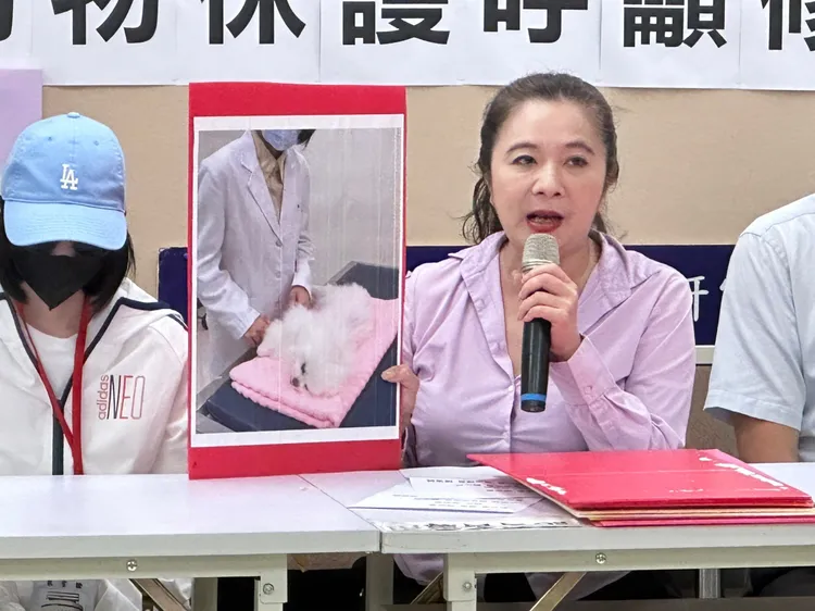 應曉薇痛批台大動物醫院醫死毛小孩卻無法可管。北市法務局提供