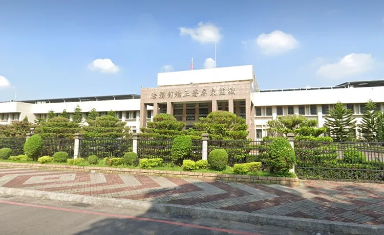 屏東監獄外觀。翻攝自GoogleMap